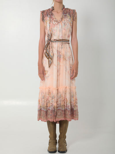 alchemy midi fluid dress