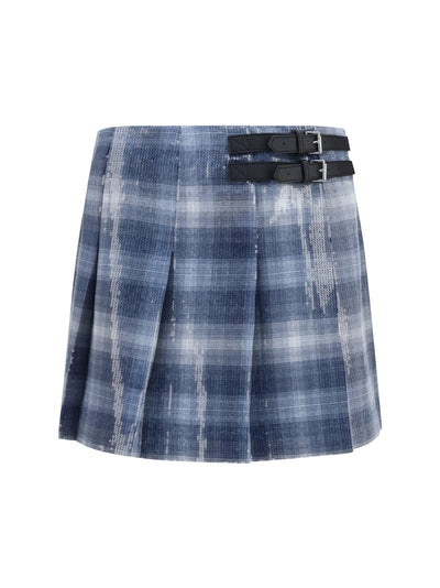 gongora sequin mini skirt