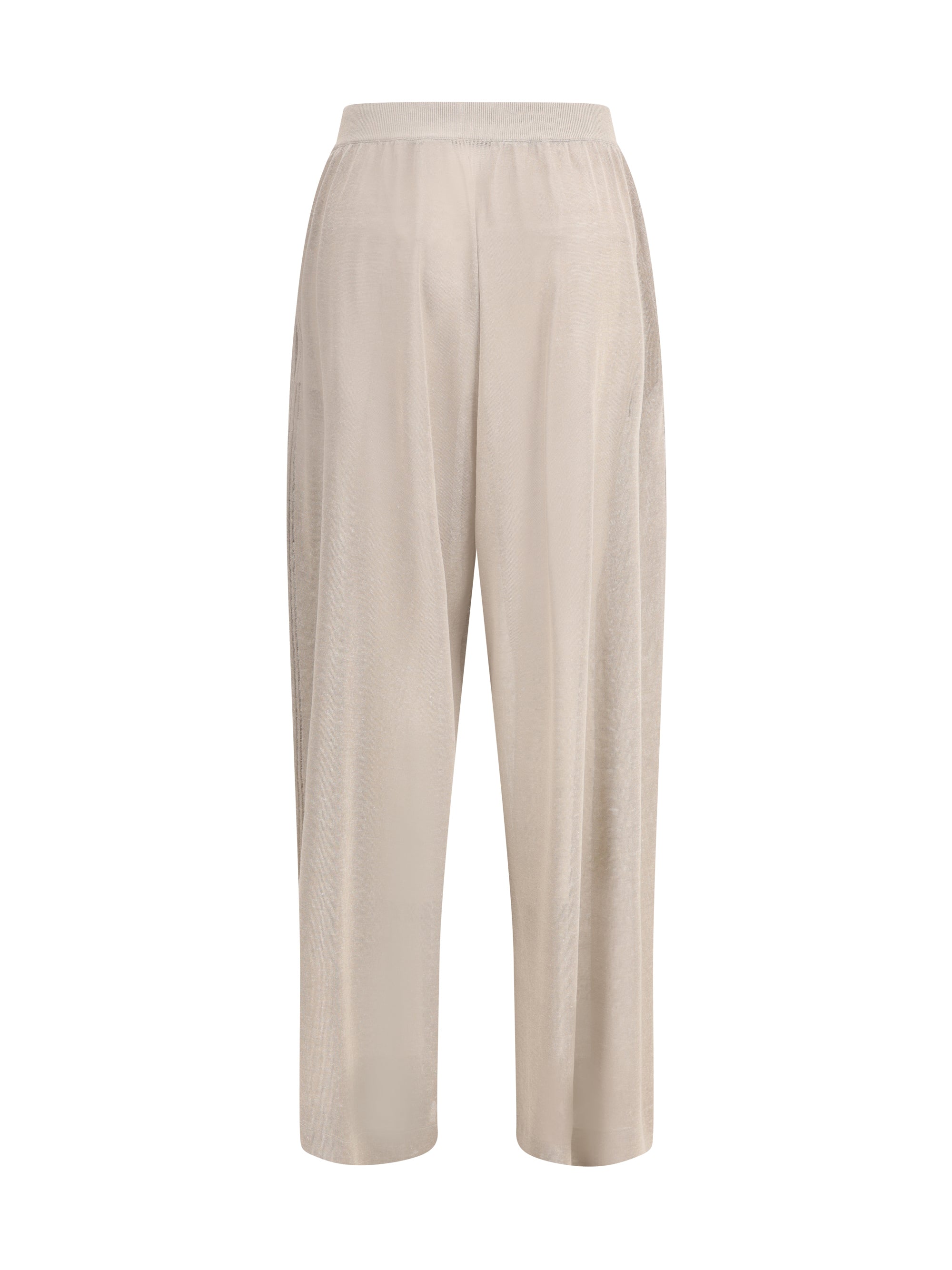 ALAIA 38 silk and linen pants