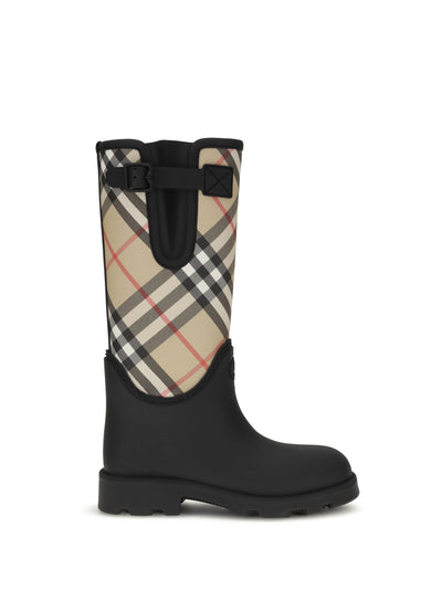 marsh stamp rubber high boots
