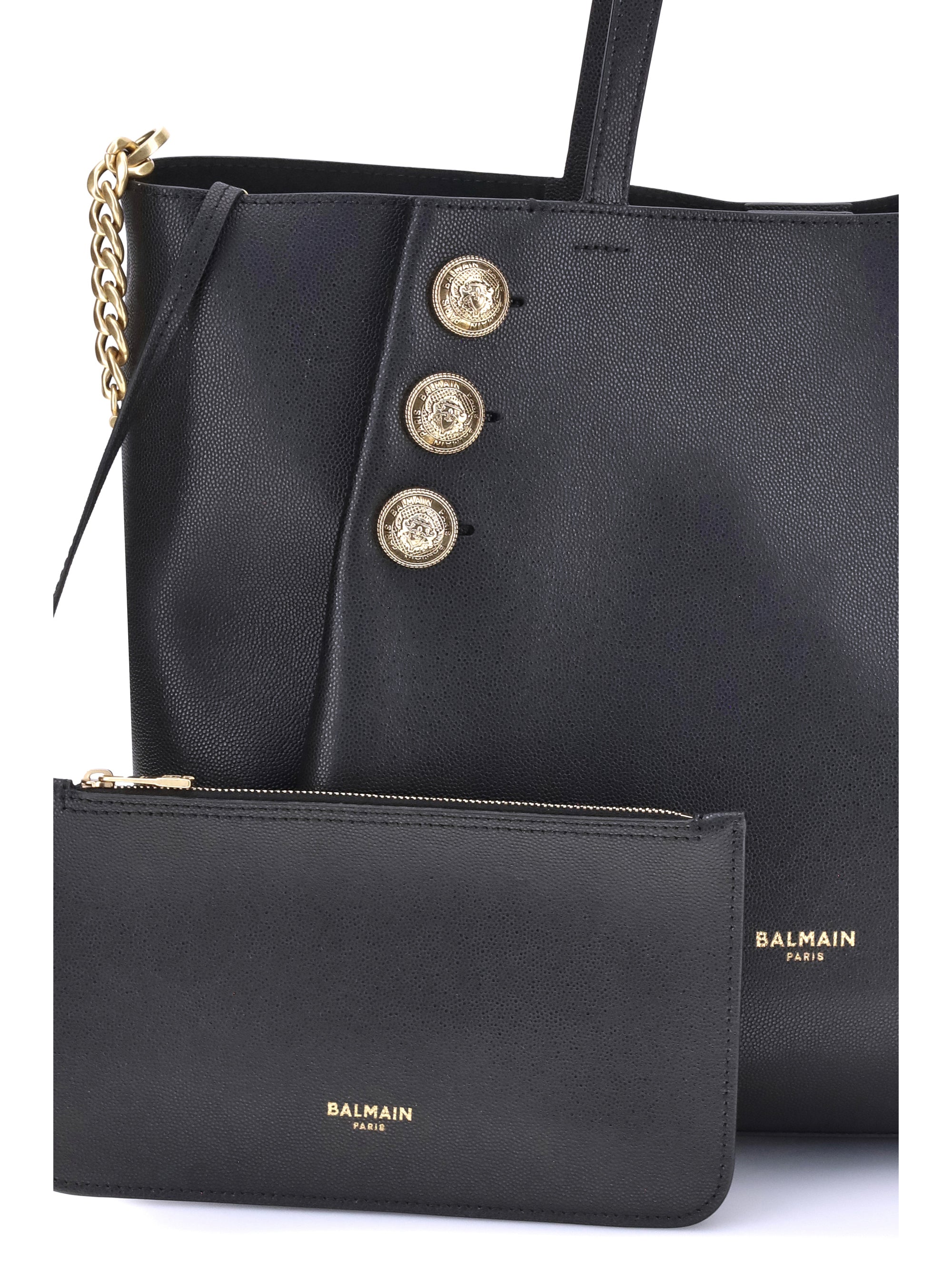 BALMAIN OS emblème tote bag