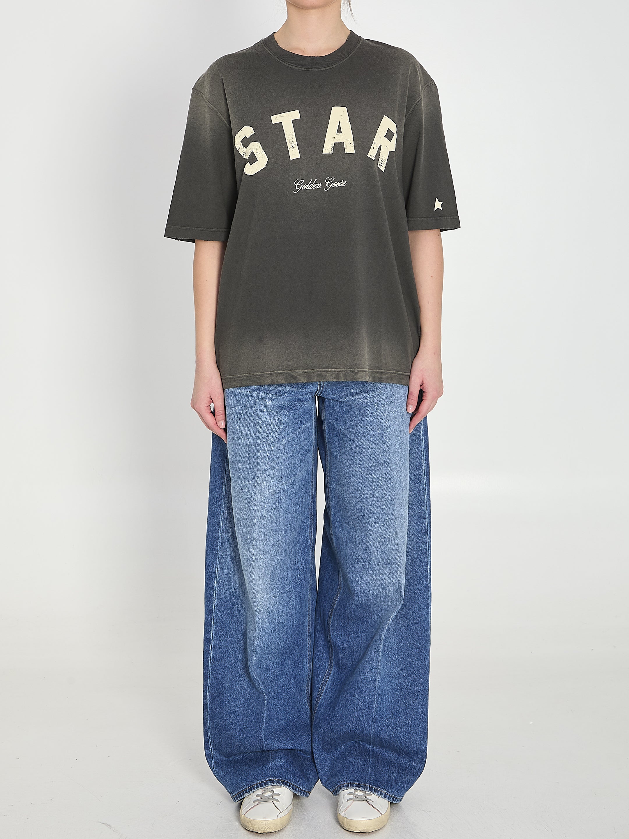 GOLDEN GOOSE S cotton jersey t-shirt