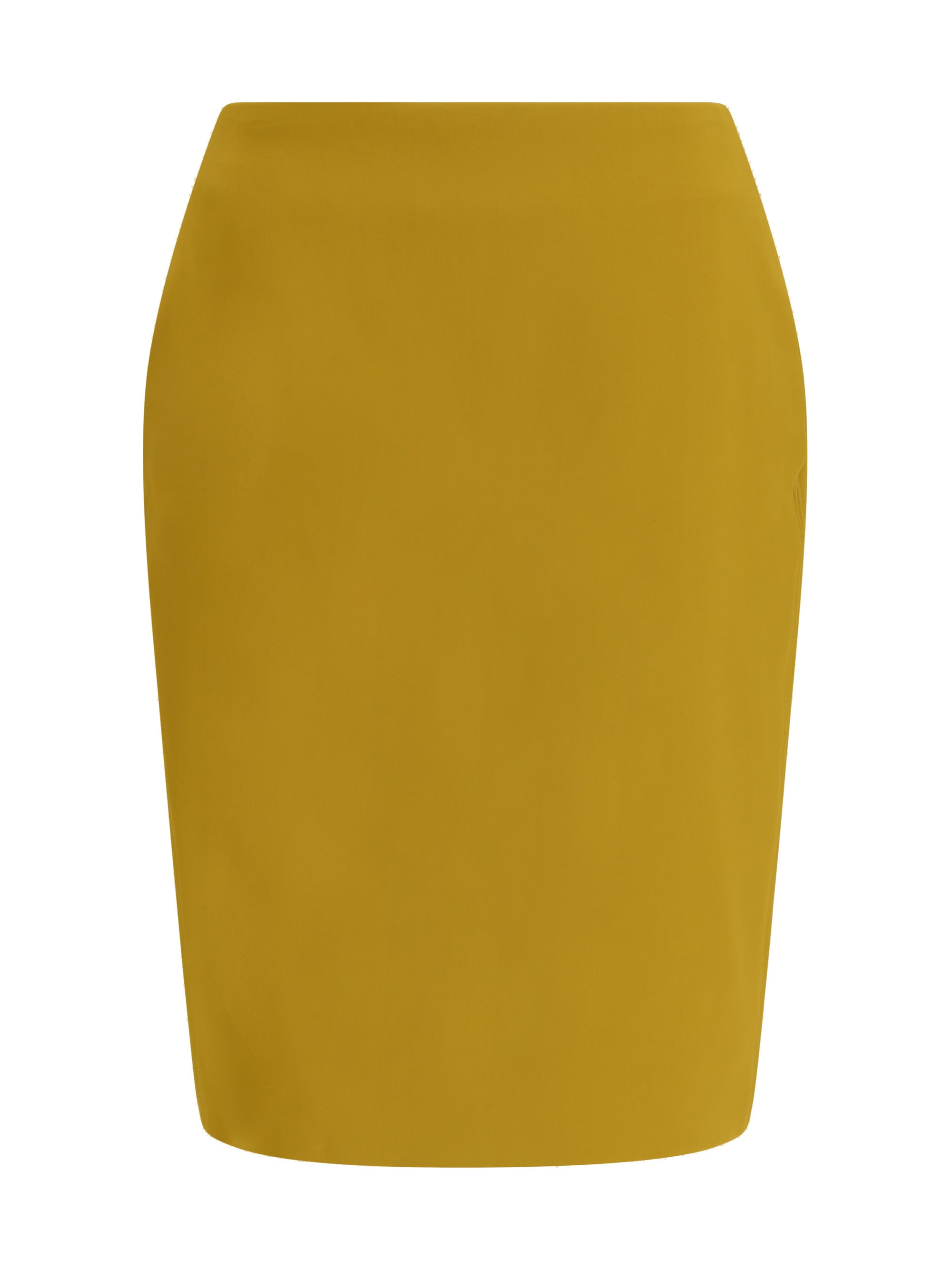 SAINT LAURENT 38 satin pencil skirt