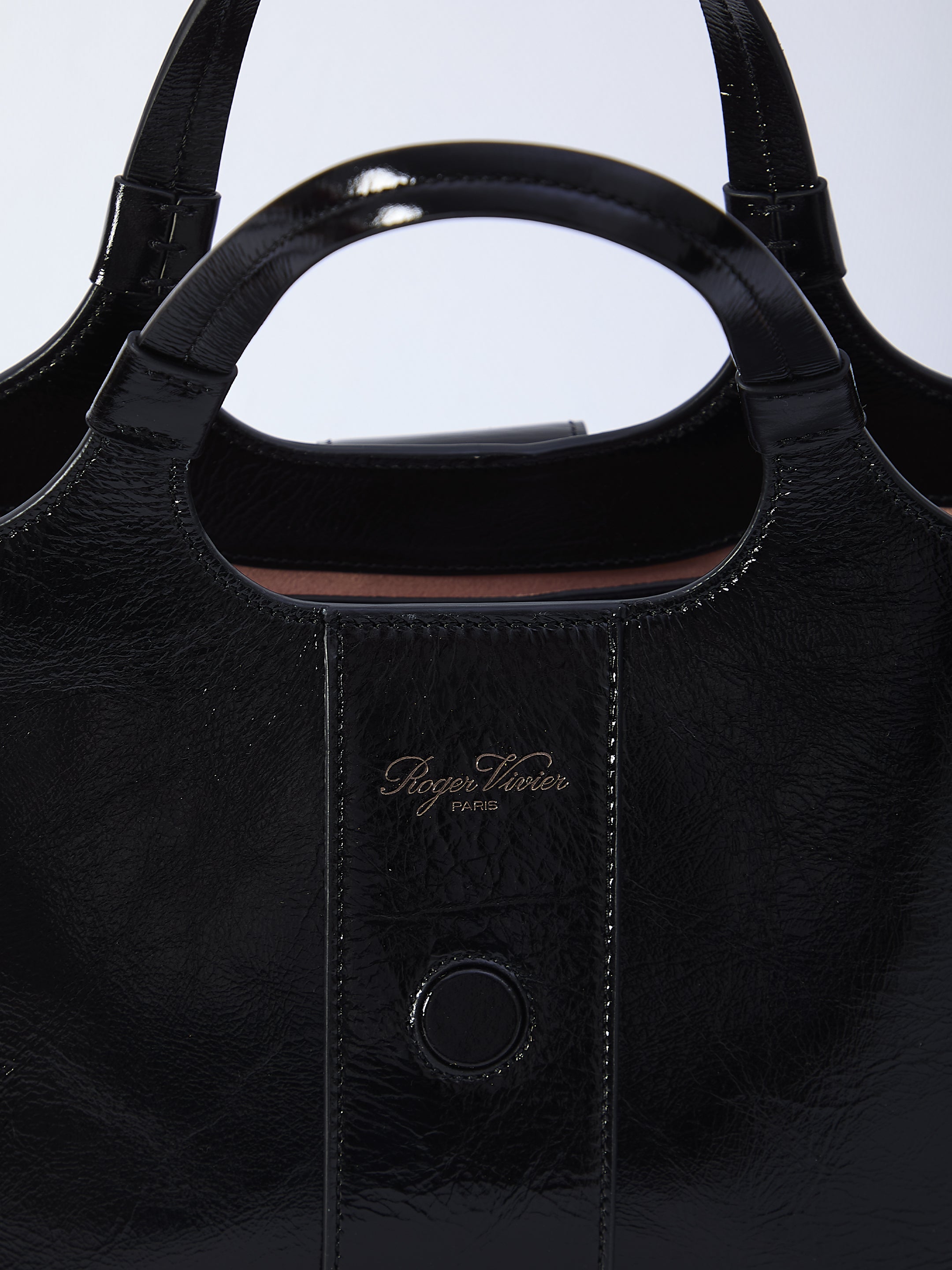 ROGER VIVIER OS grand vivier choc mini bag