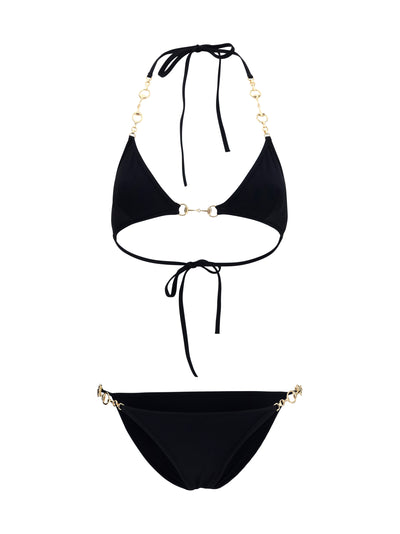 stretch jersey bikini with horsebit