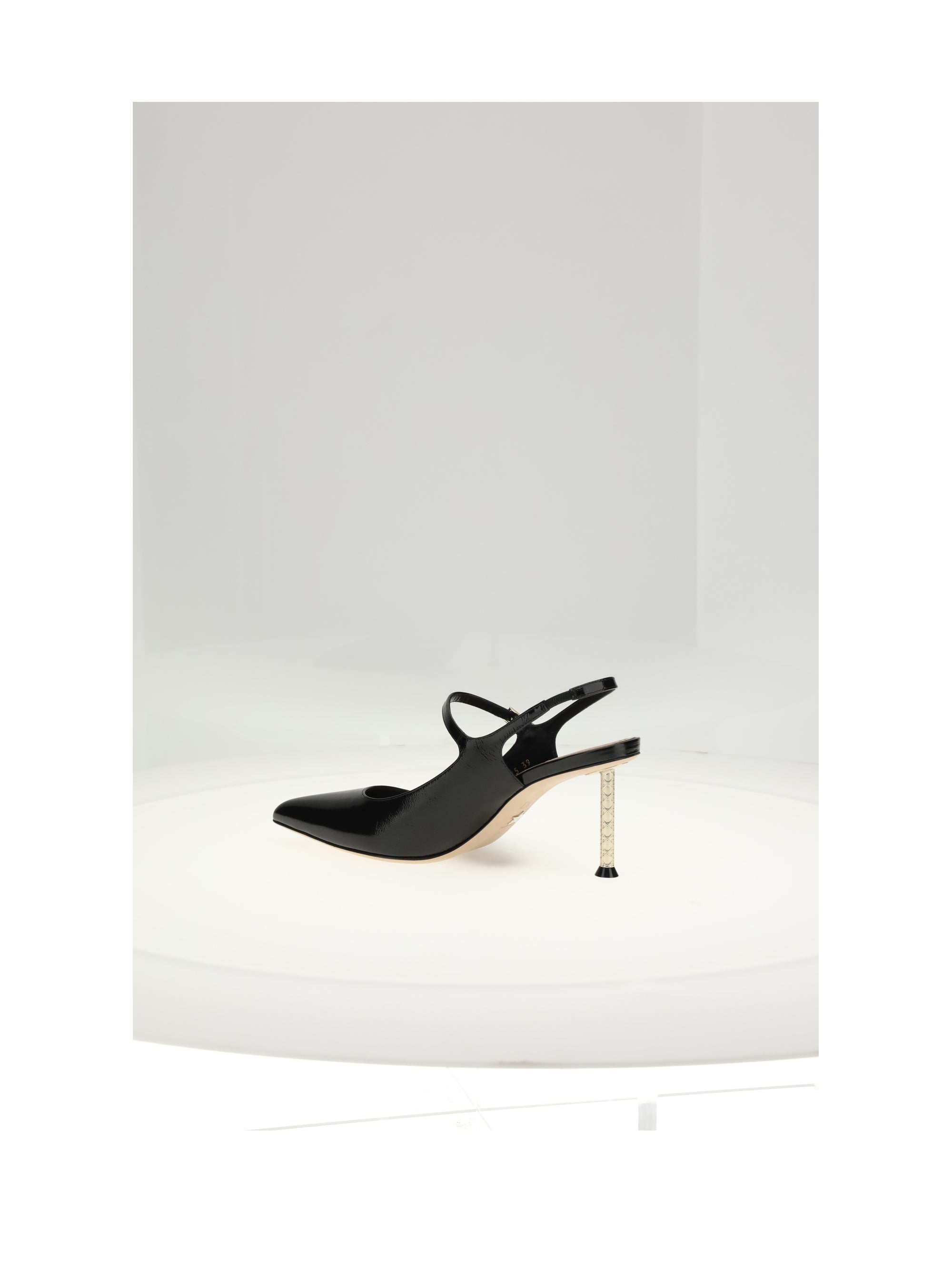 DIOR 38 slingback 8cm