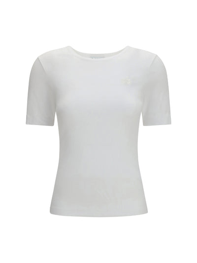 ribbed cotton t-shirt