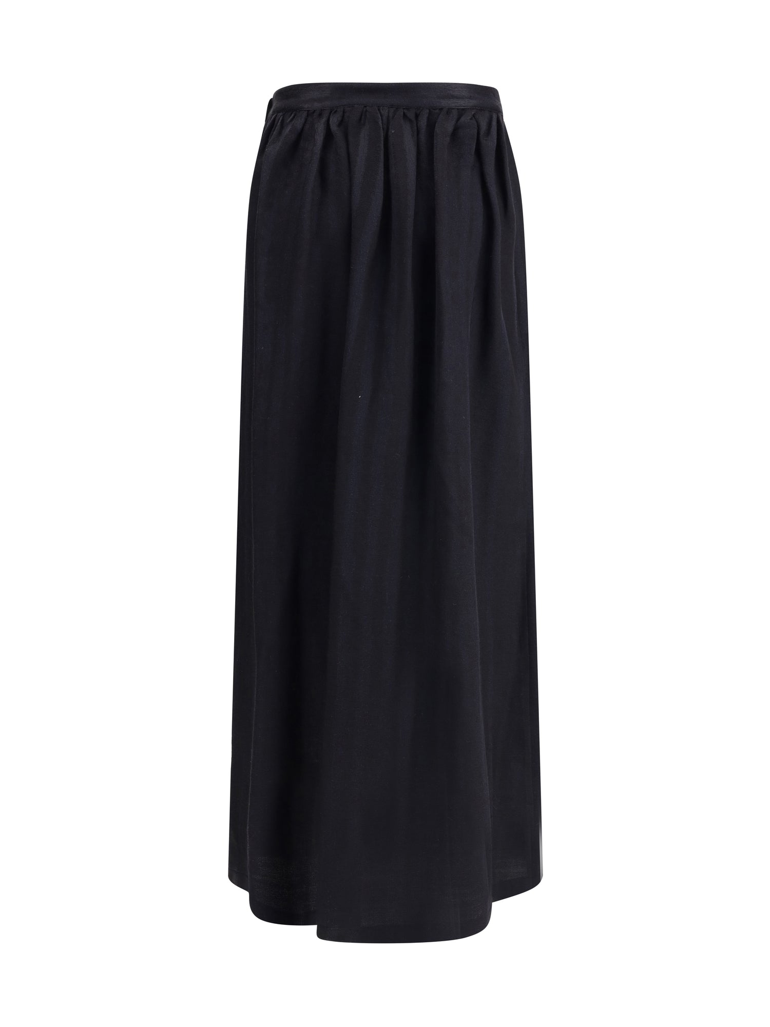 KRISTINA TI 40 wool and silk long skirt
