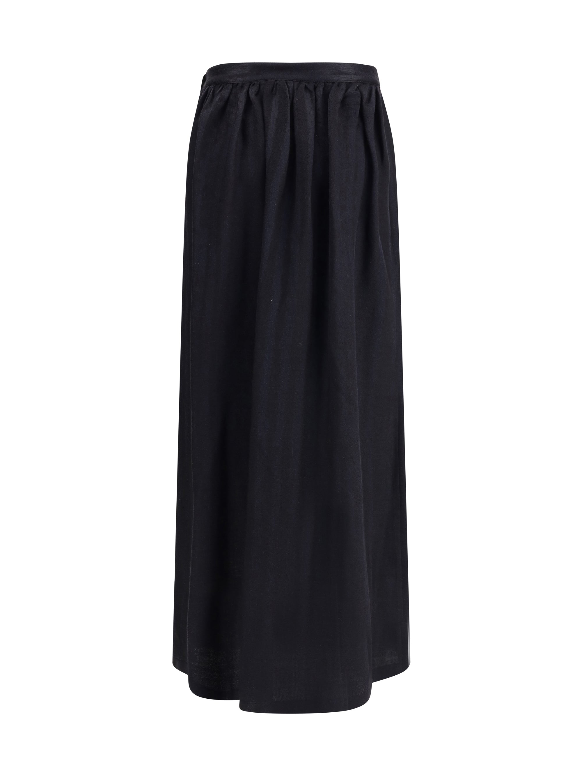 KRISTINA TI 40 wool and silk long skirt