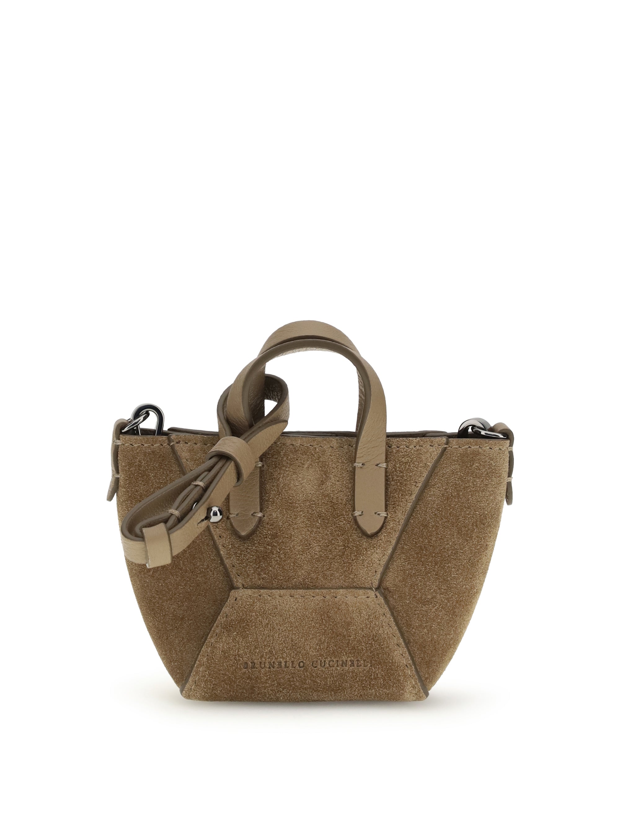 BRUNELLO CUCINELLI OS micro suede shoulder bag