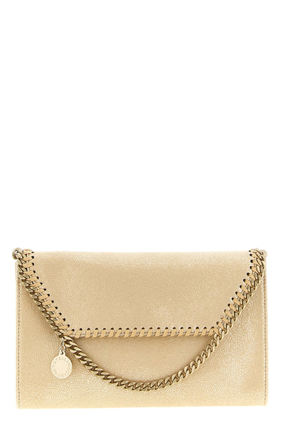 chain wallet in shaggy deer vegan fabric
