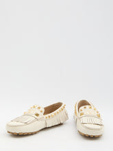 VALENTINO GARAVANI 39 plaster caster driver loafers