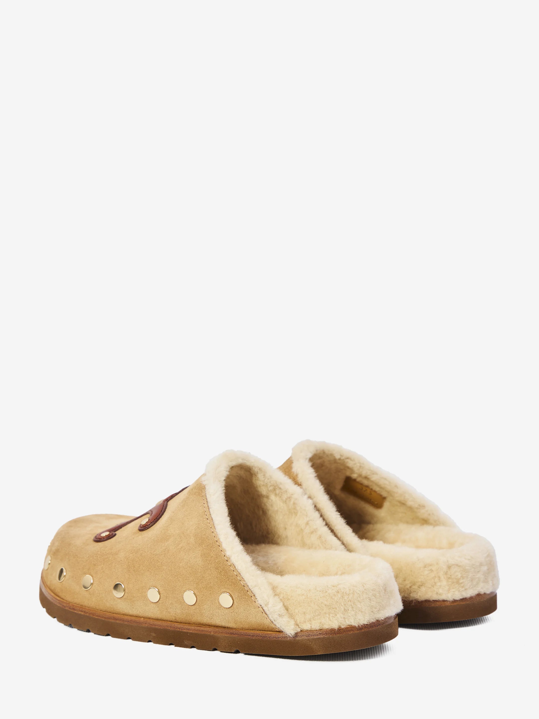 CELINE 36 triomphe wedge clog