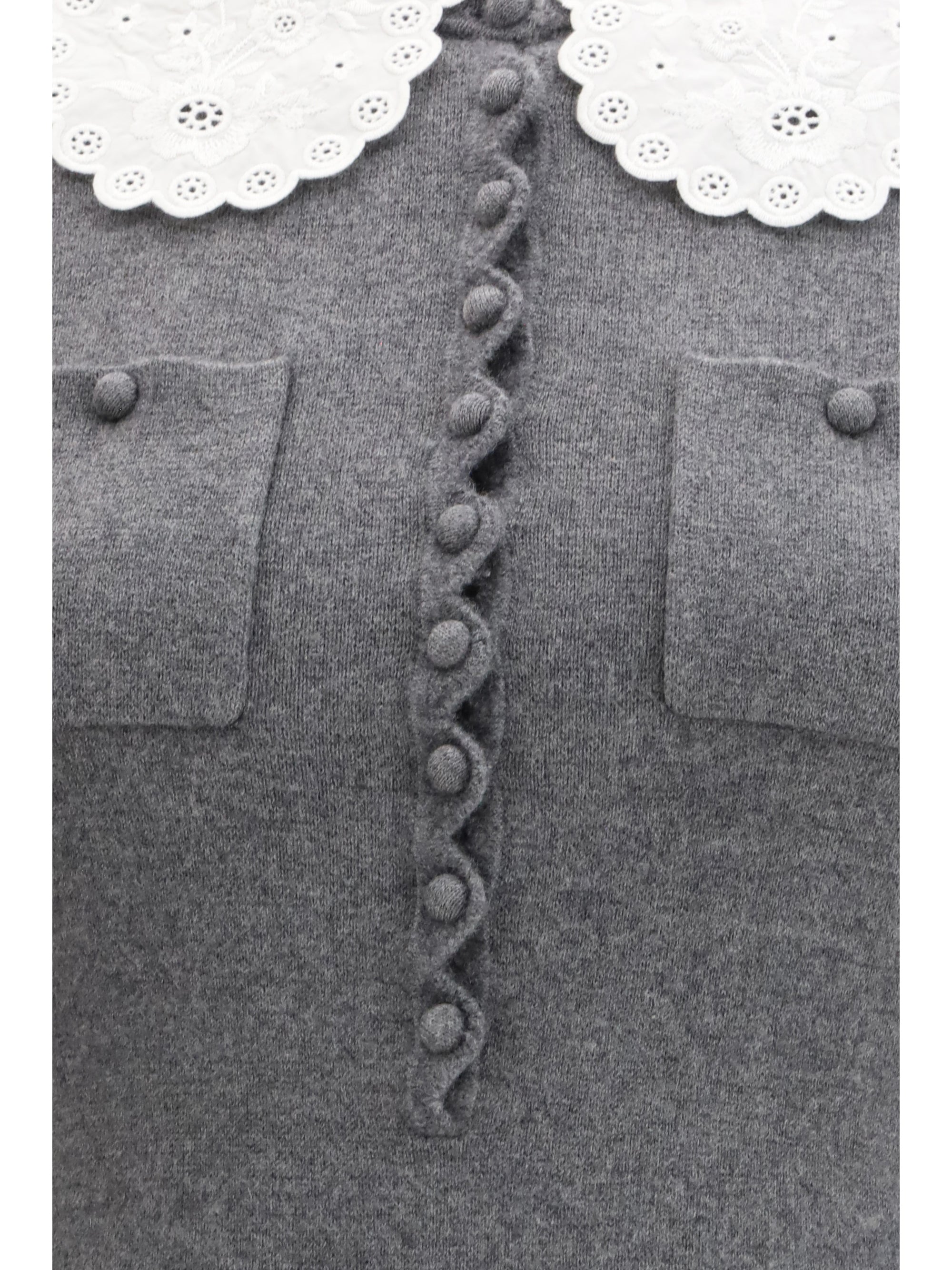 SELF-PORTRAIT M knit mini dress