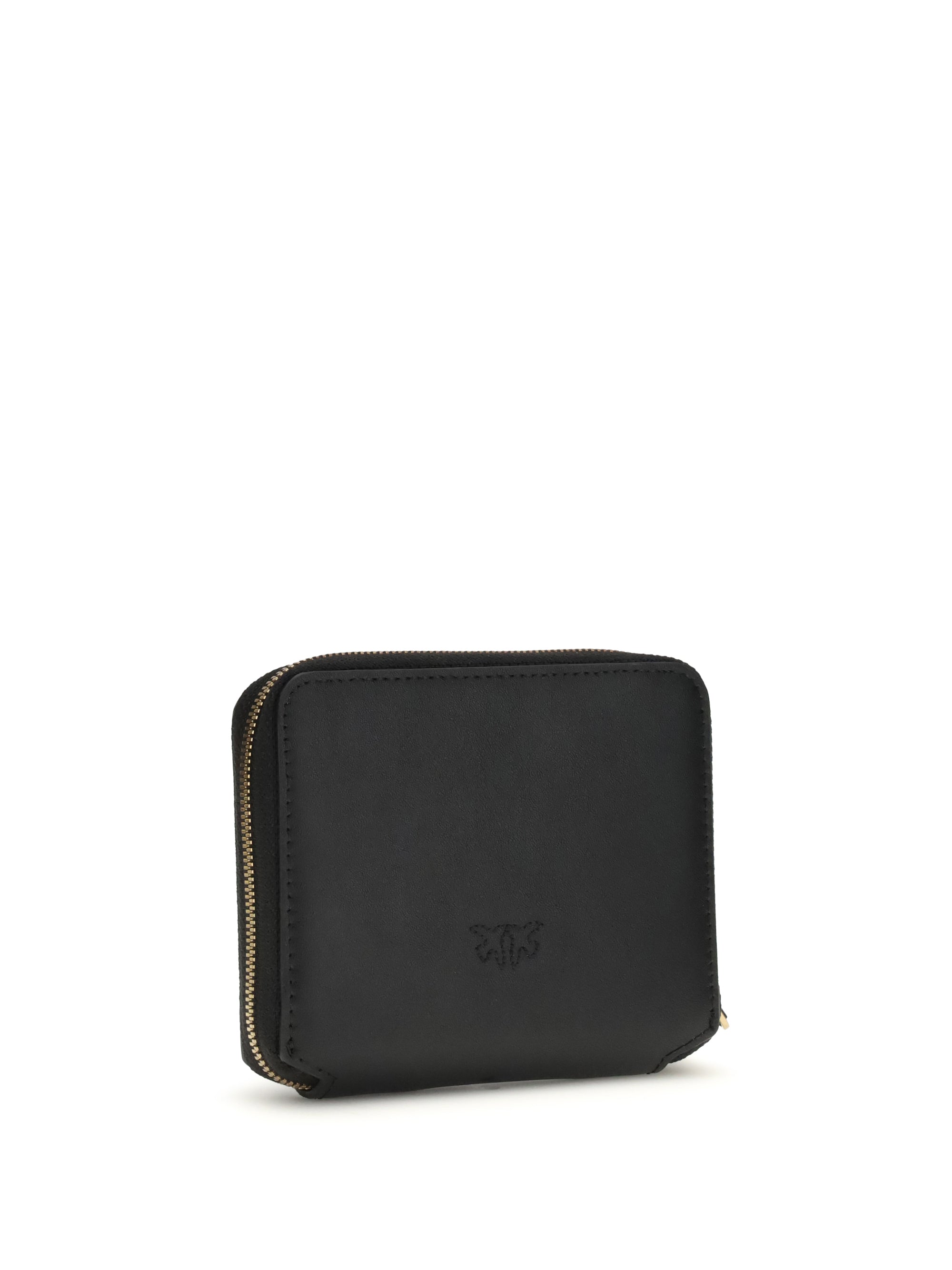 PINKO OS leather zip-around wallet
