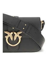 PINKO OS love leather shoulder bag