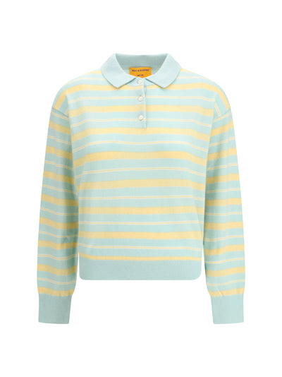 collegiate stripe polo
