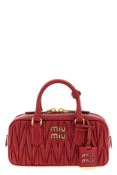 regular arcadie matelassé nappa leather handbag