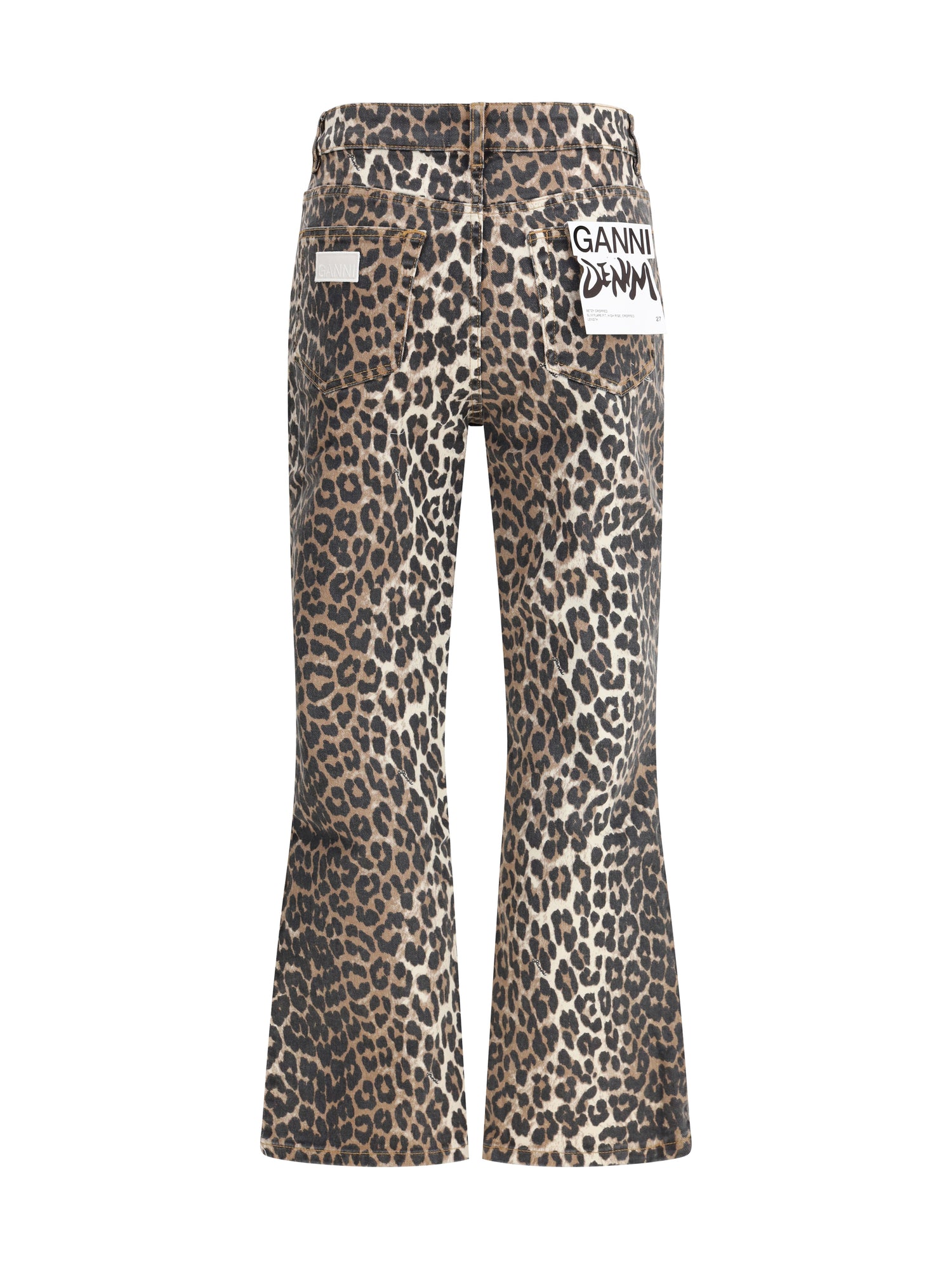 GANNI 26 animal print pants