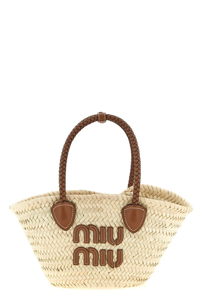small woven palmitum shopping bag