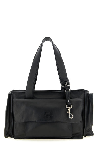 antiqued nappa leather shopping
