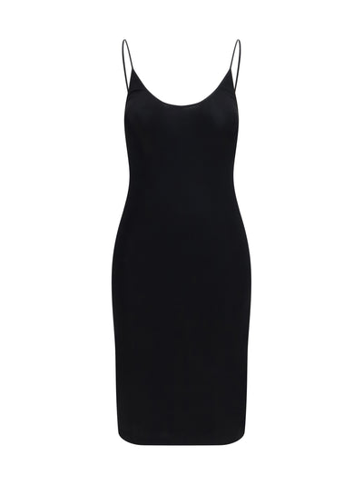 cassandre open-back ribbed-knit dress