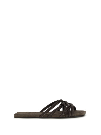 flat leather sandals
