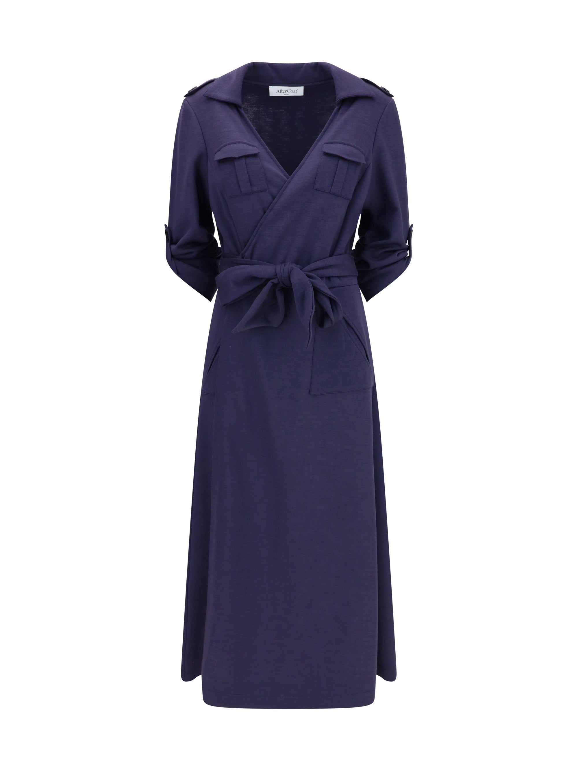 AFTERCOAT 44 long jersey dress