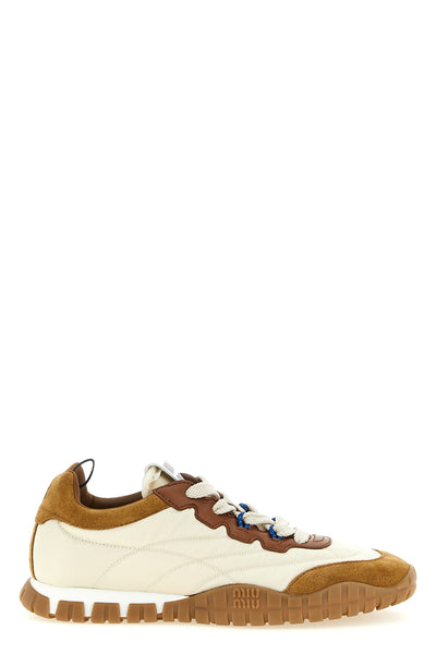 tyre sneakers in technical fabric