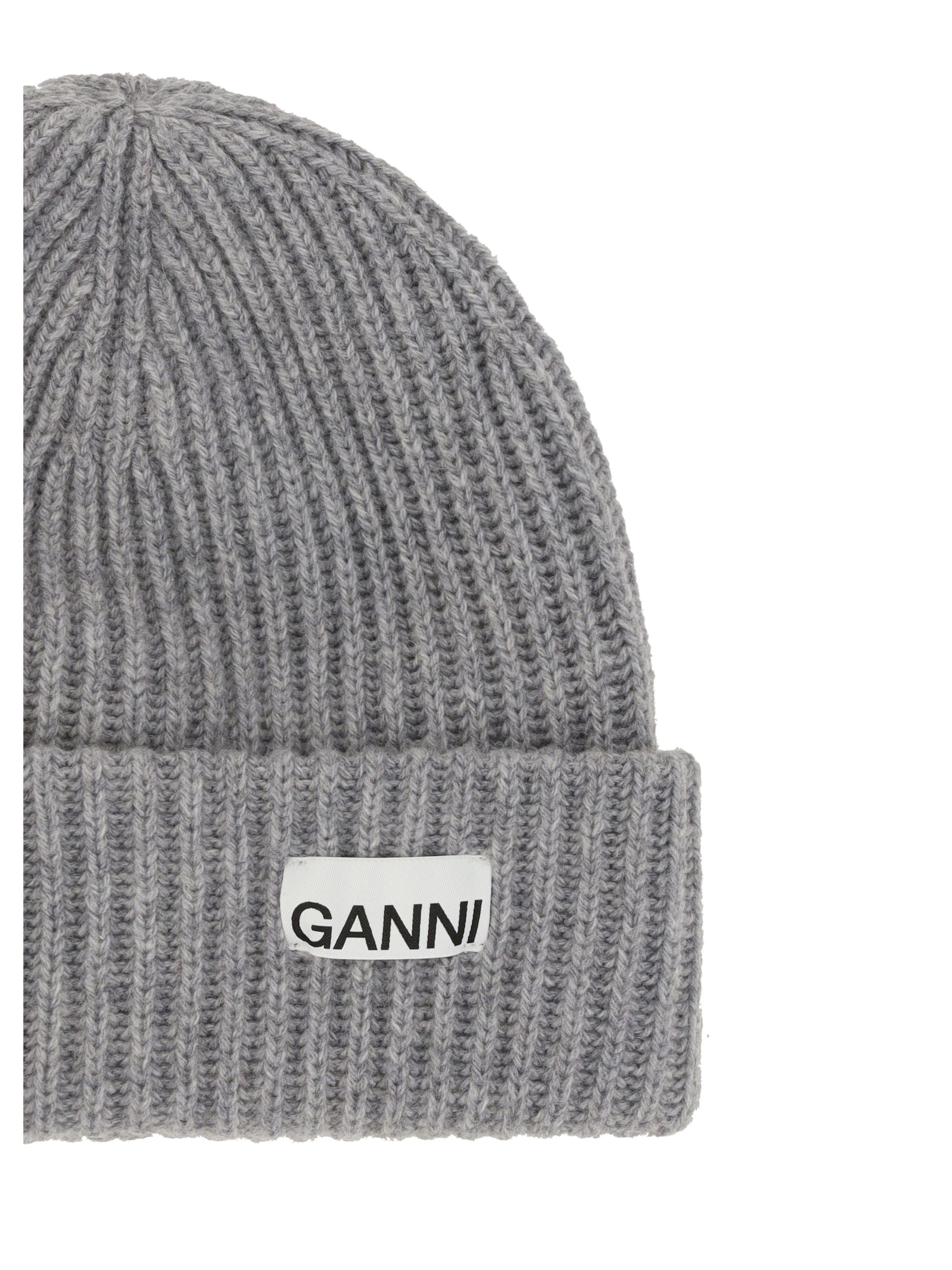 GANNI OS beanie hat