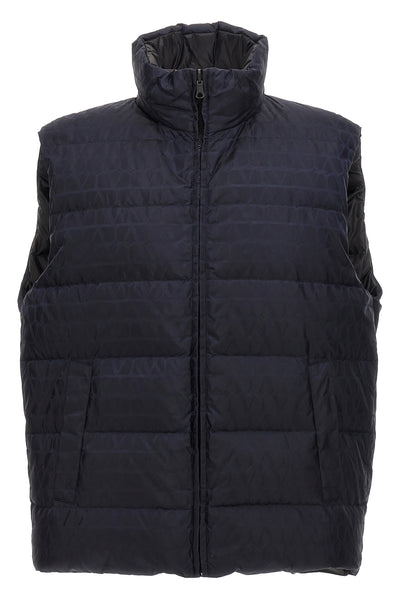 all-over toile iconographe nylon vest
