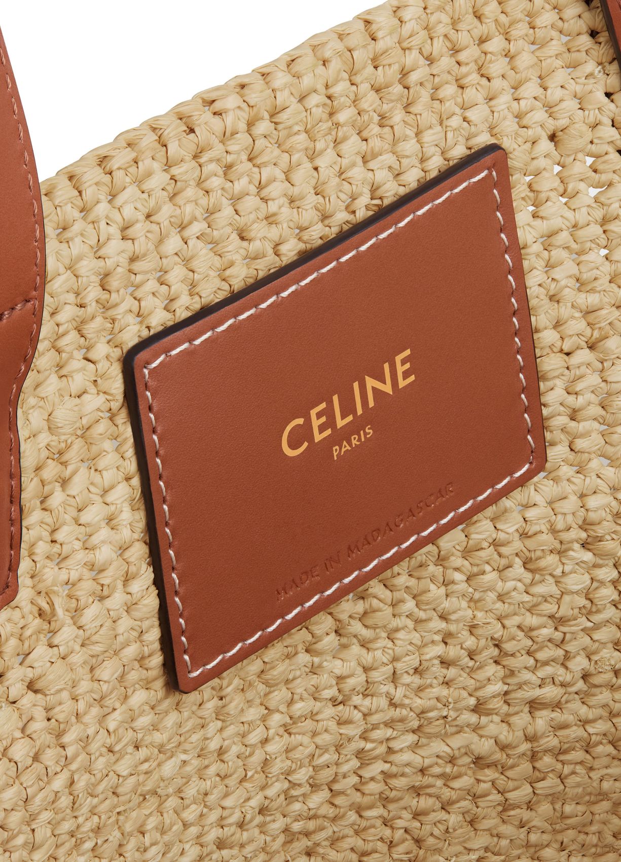 Teen Panier Raffia Tote Bag