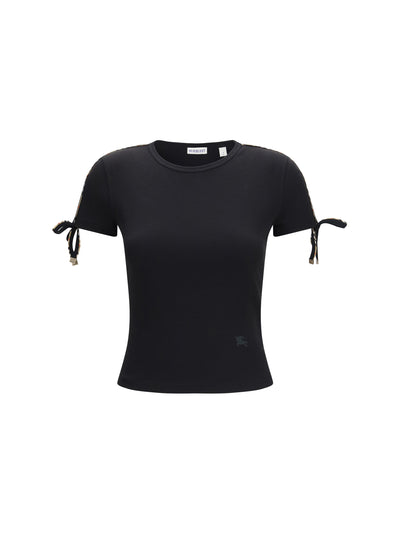 cotton lace-detail t-shirt