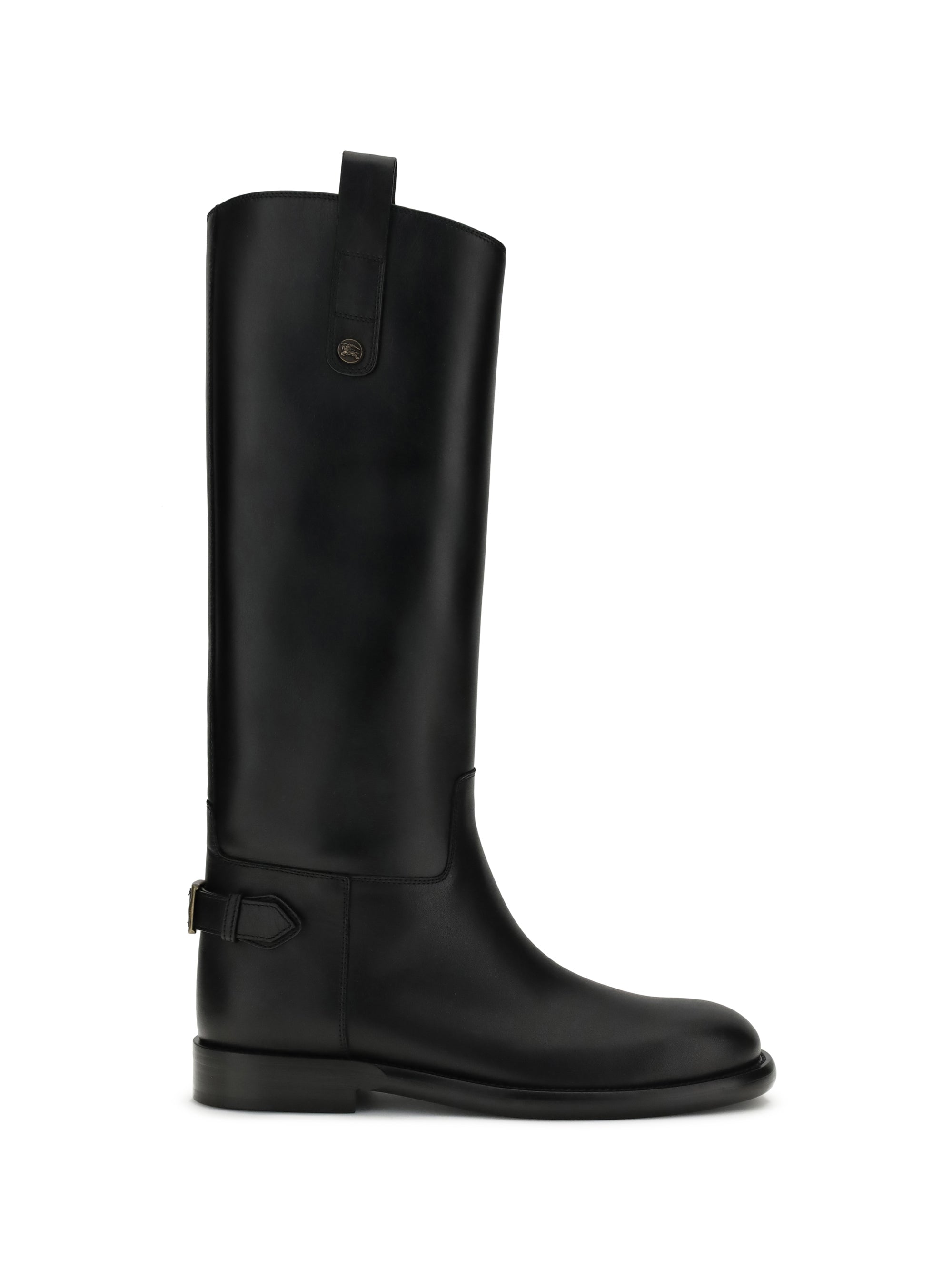 BURBERRY 41 leather high boots