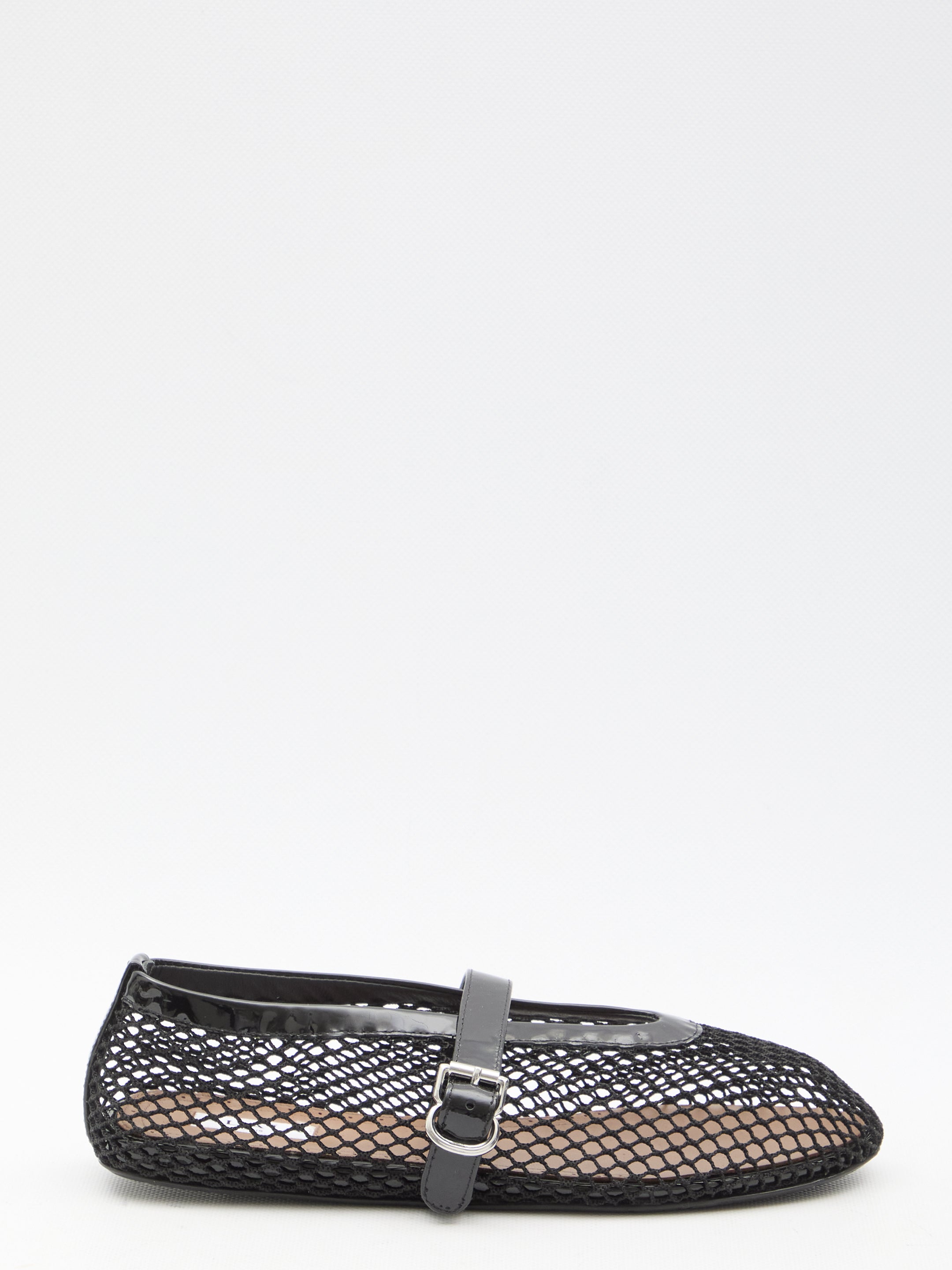 ALAIA 38 mesh flat ballerinas