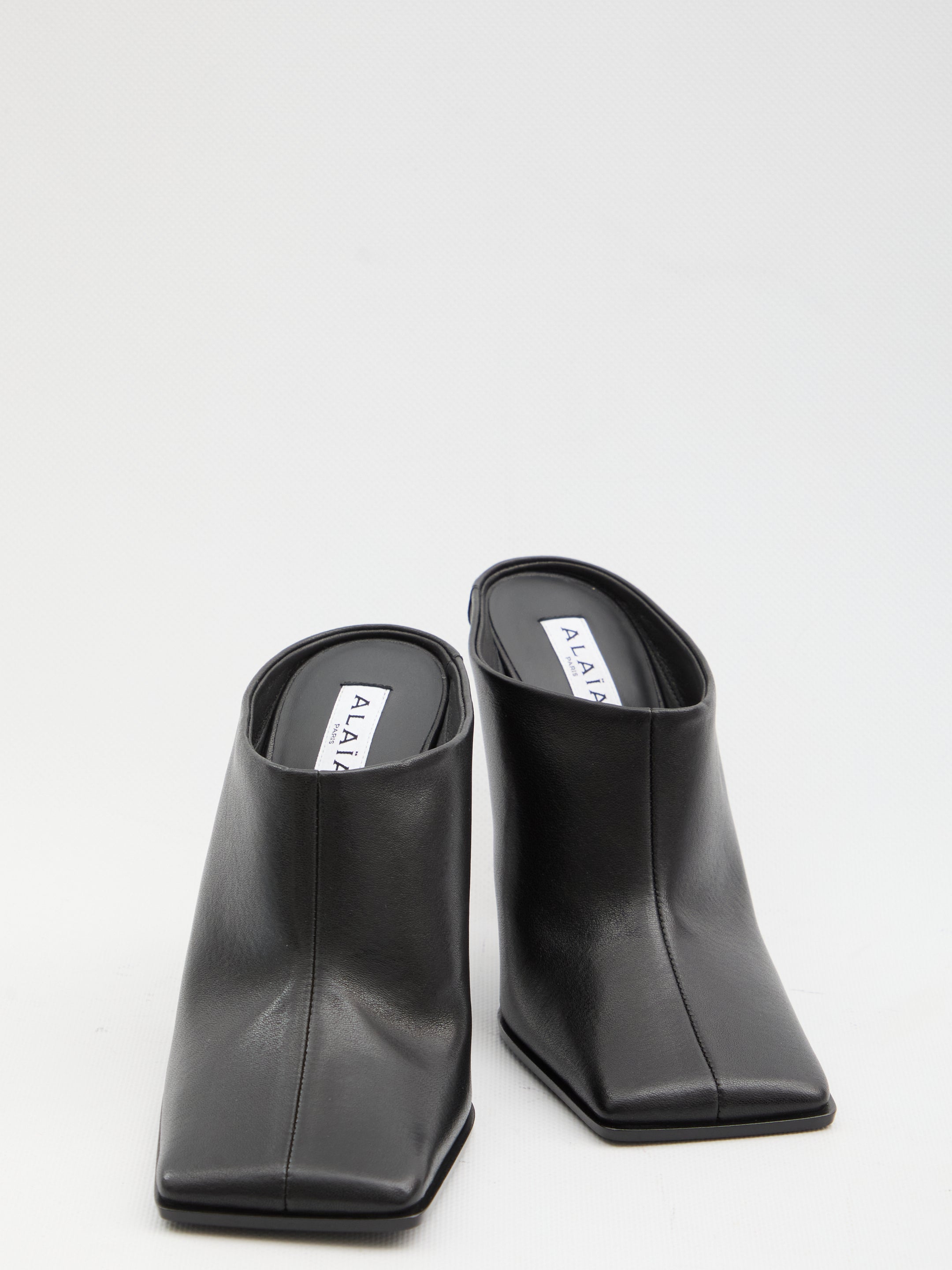 ALAIA 36 square-toe mules