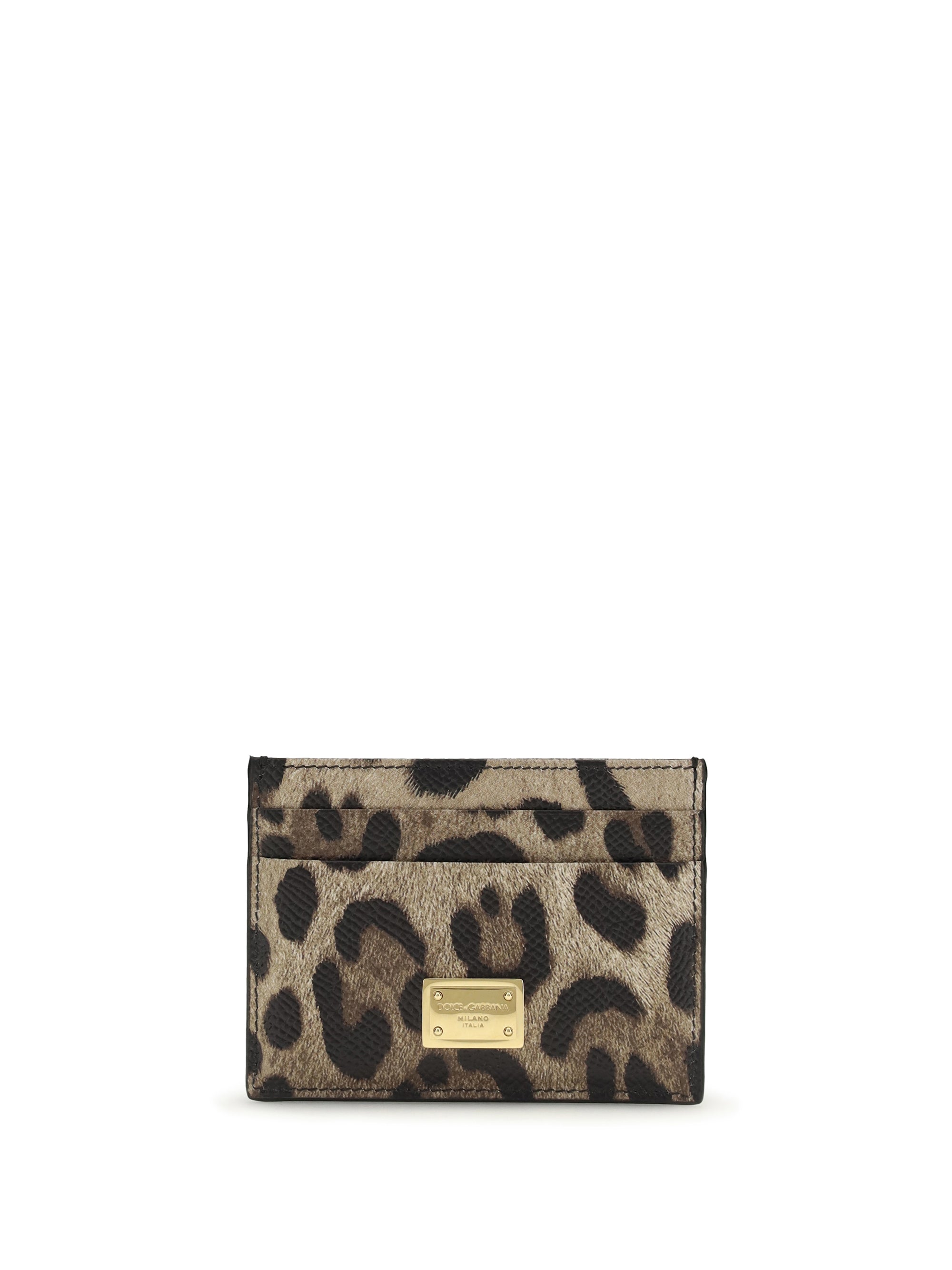 DOLCE & GABBANA OS animal print card holder