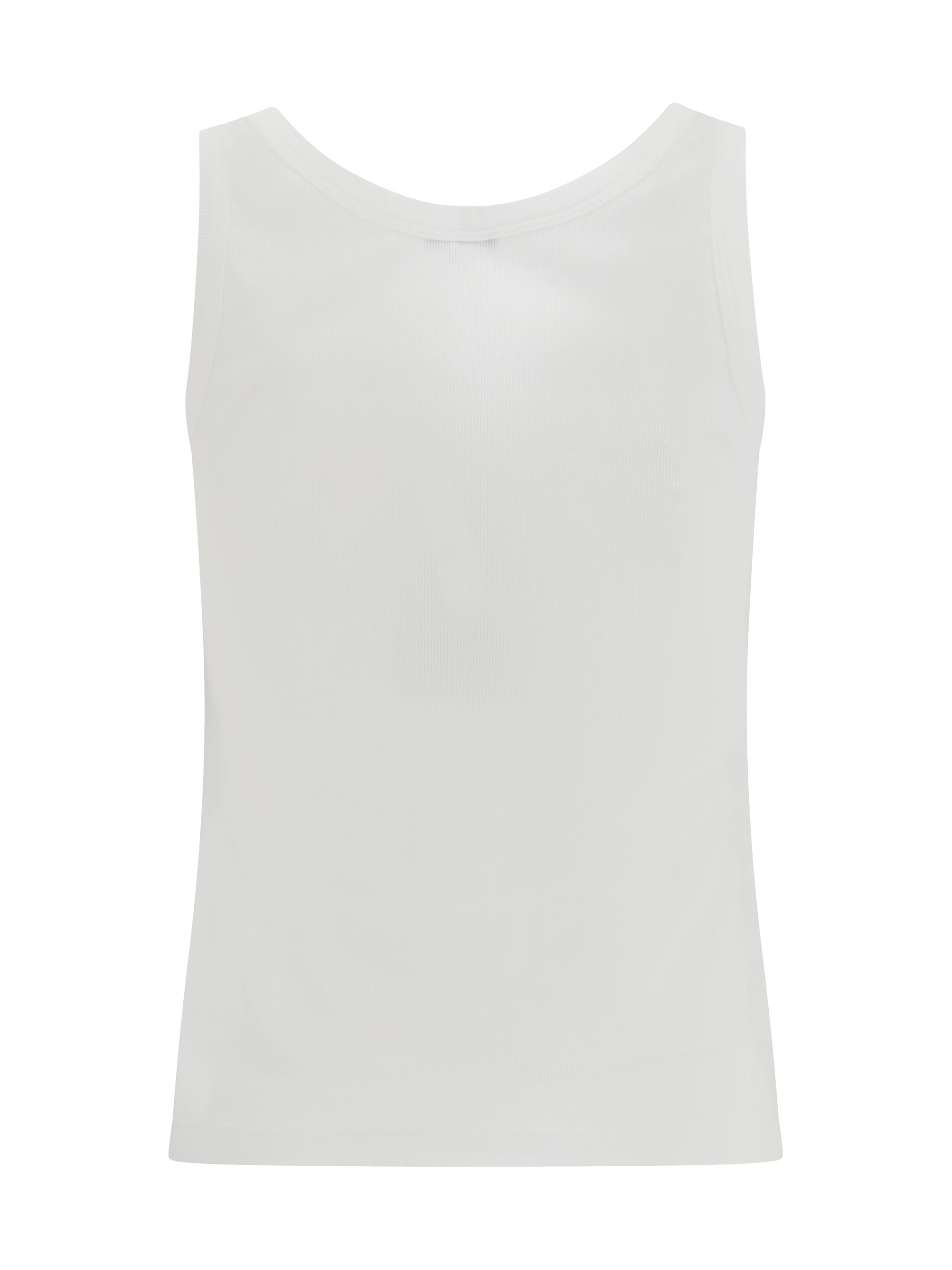 VERSACE 38 tank top in cotton rib stretch