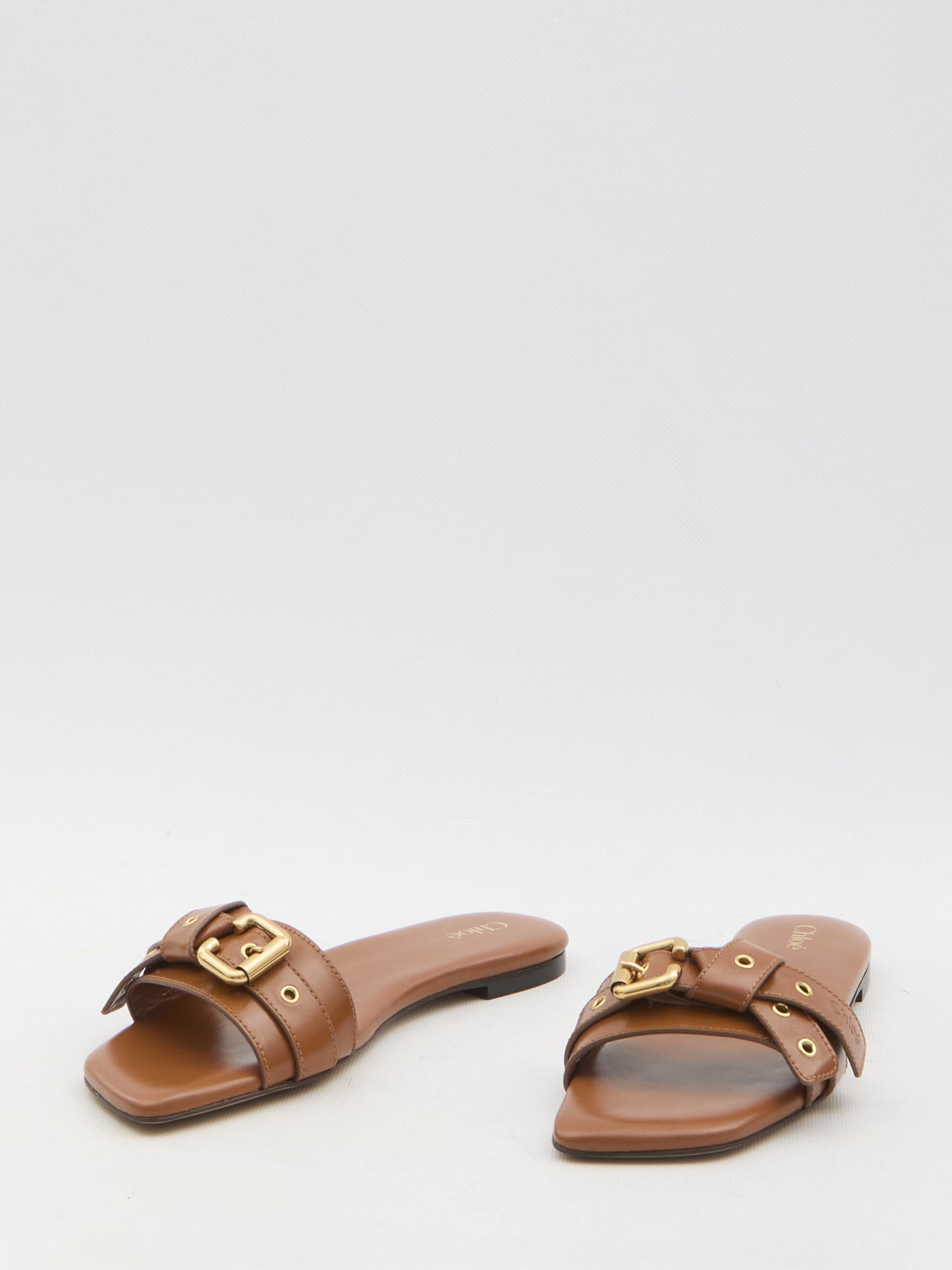 CHLOE 36 mae flat mules