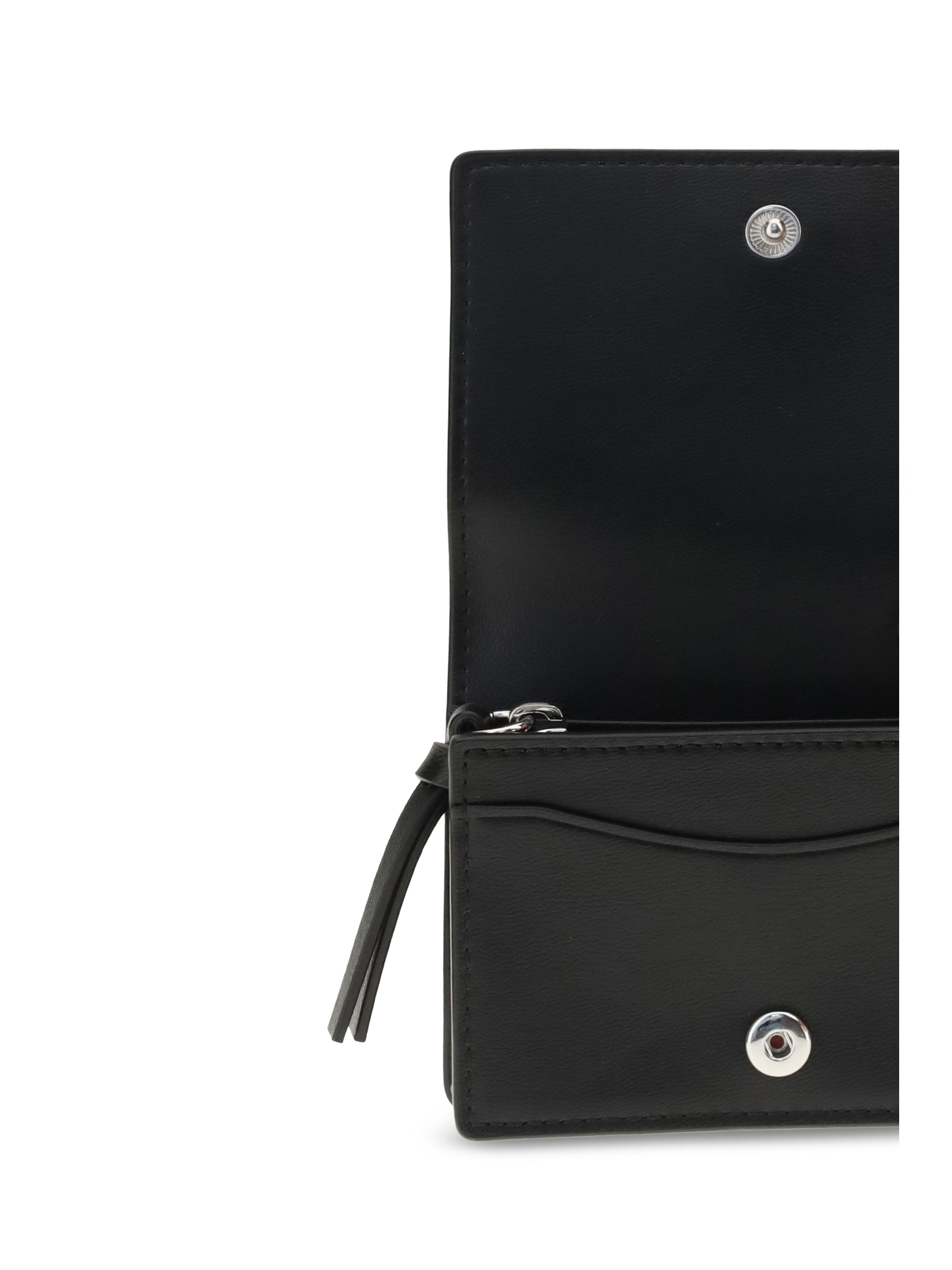 GANNI OS puppy print card holder