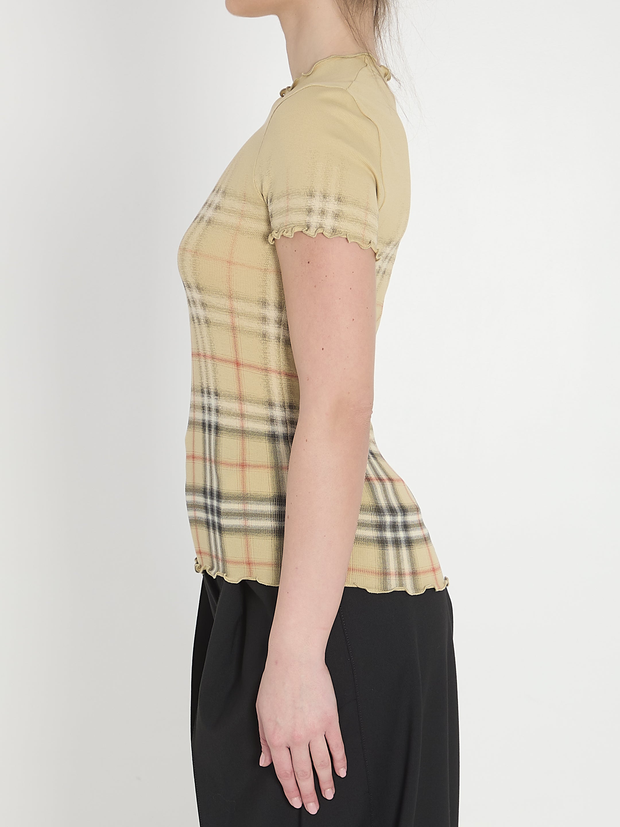 BURBERRY M stretch cotton t-shirt