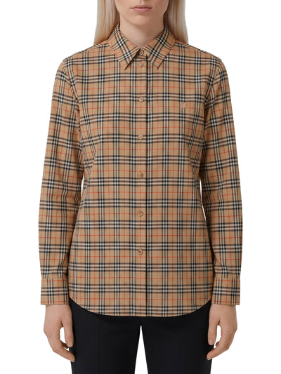 emma cotton check shirt