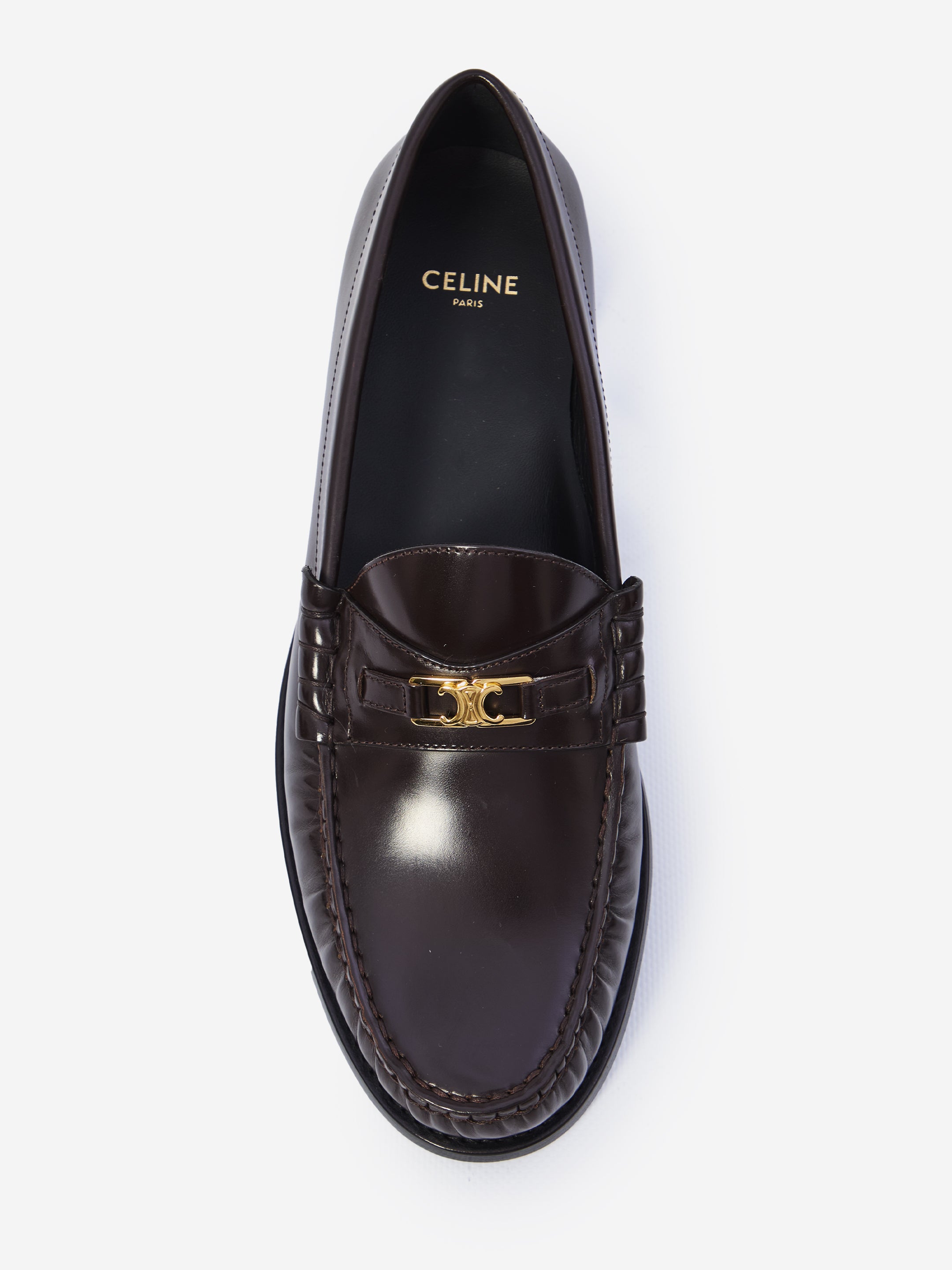 CELINE 36½ triomphe luco loafer