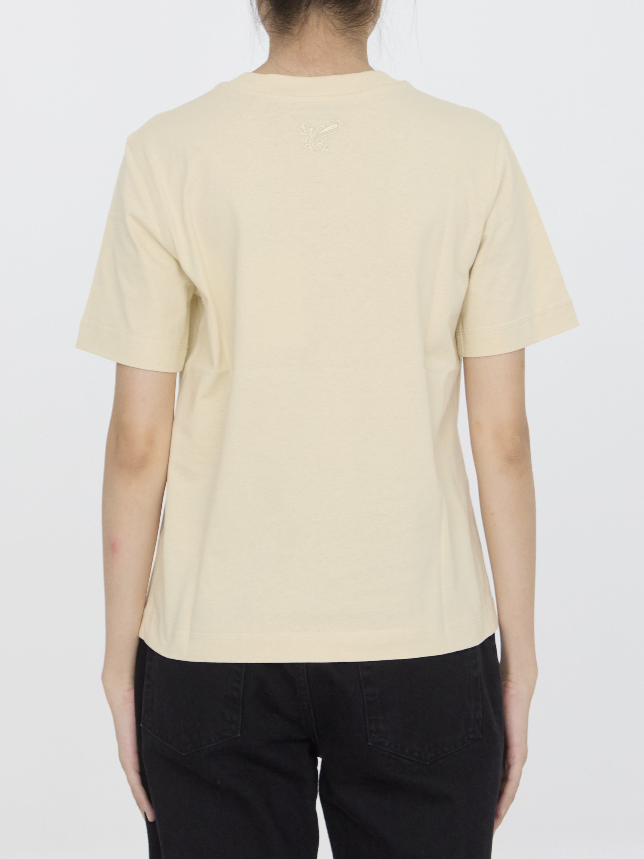 BURBERRY S t-shirt with paisley logo