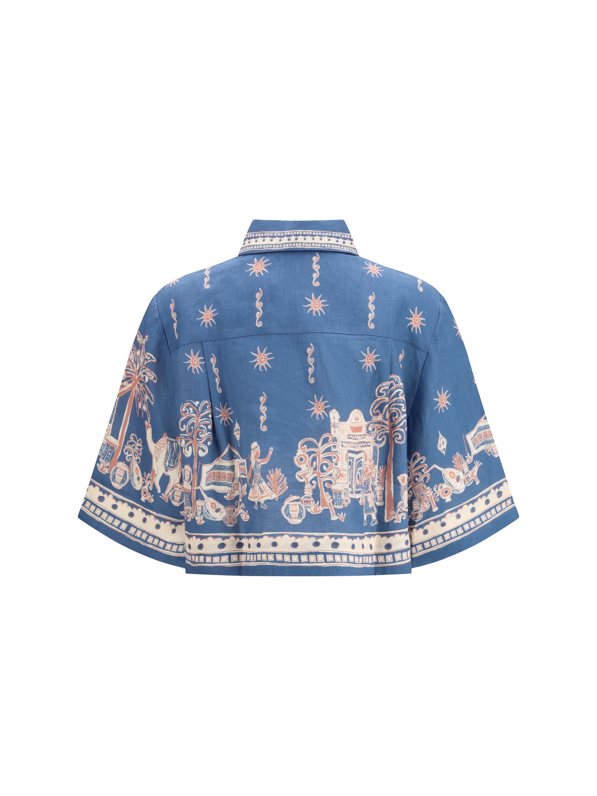 ALEMAIS 6 acacia cropped shirt