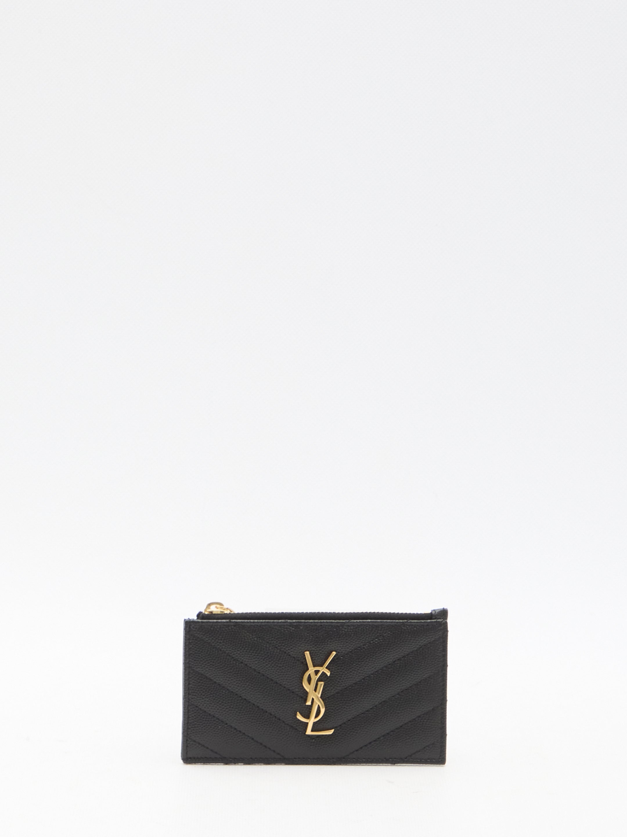SAINT LAURENT OS cassandre fragments cardholder