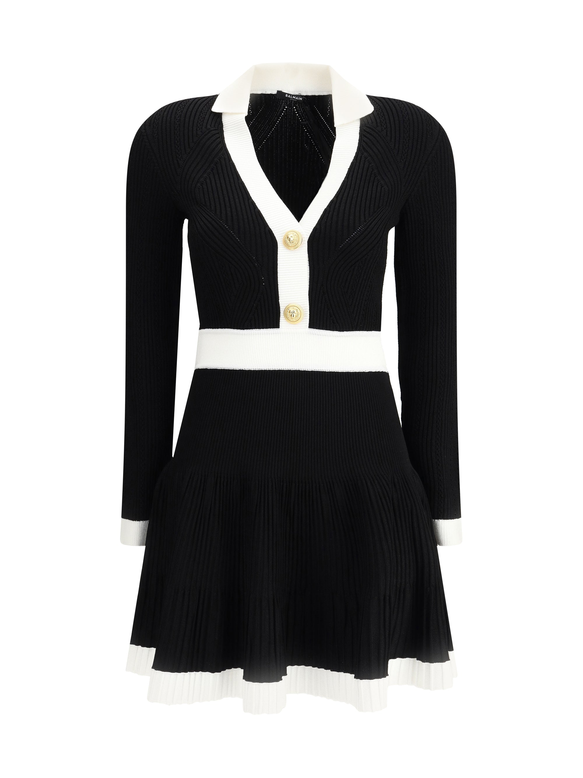 BALMAIN 34 knit short dress