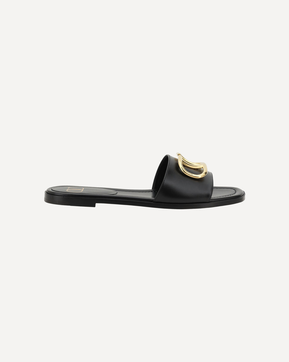 Valentino Garavani Logoed Sandals Black