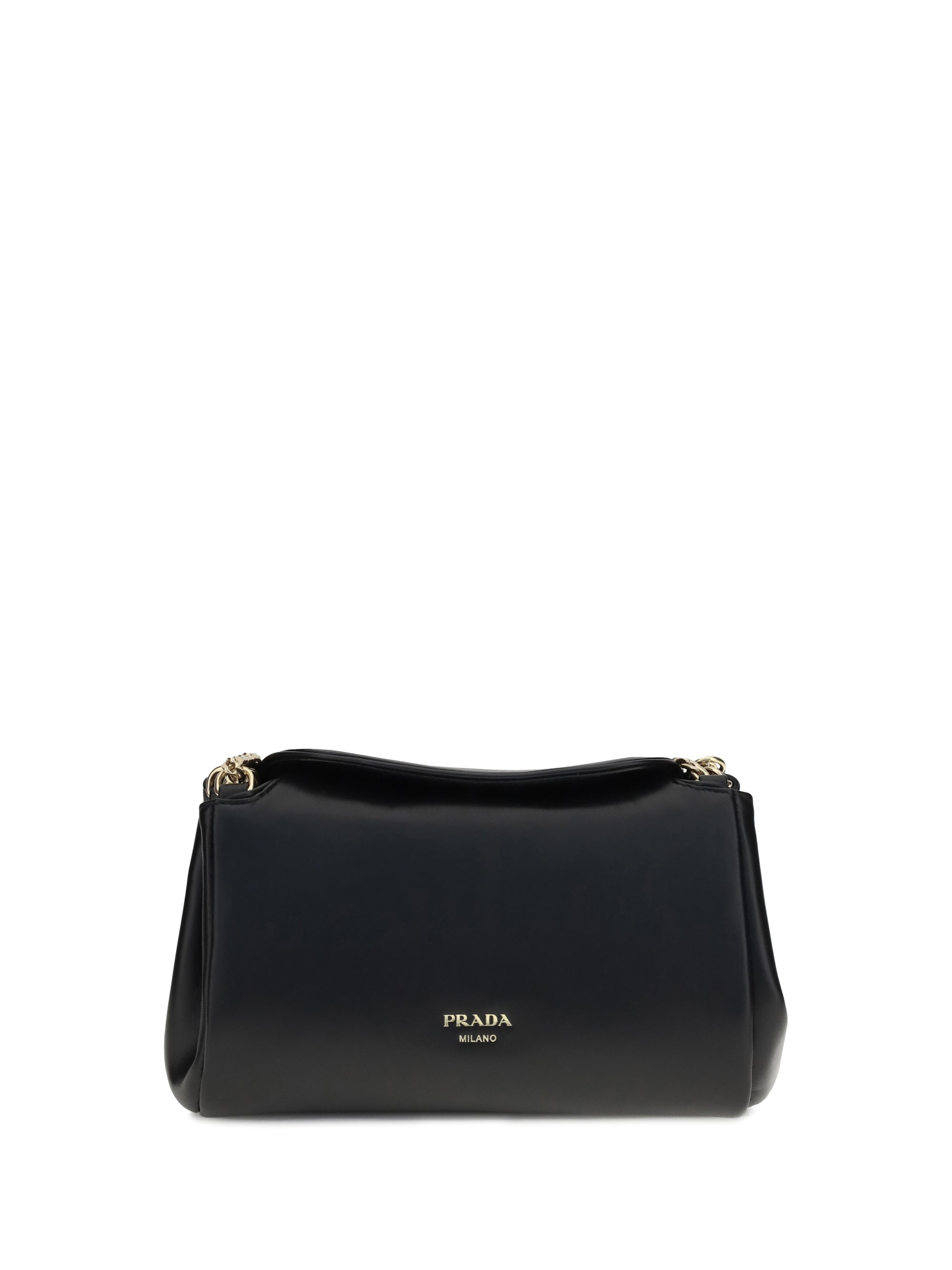 PRADA OS leather shoulder bag