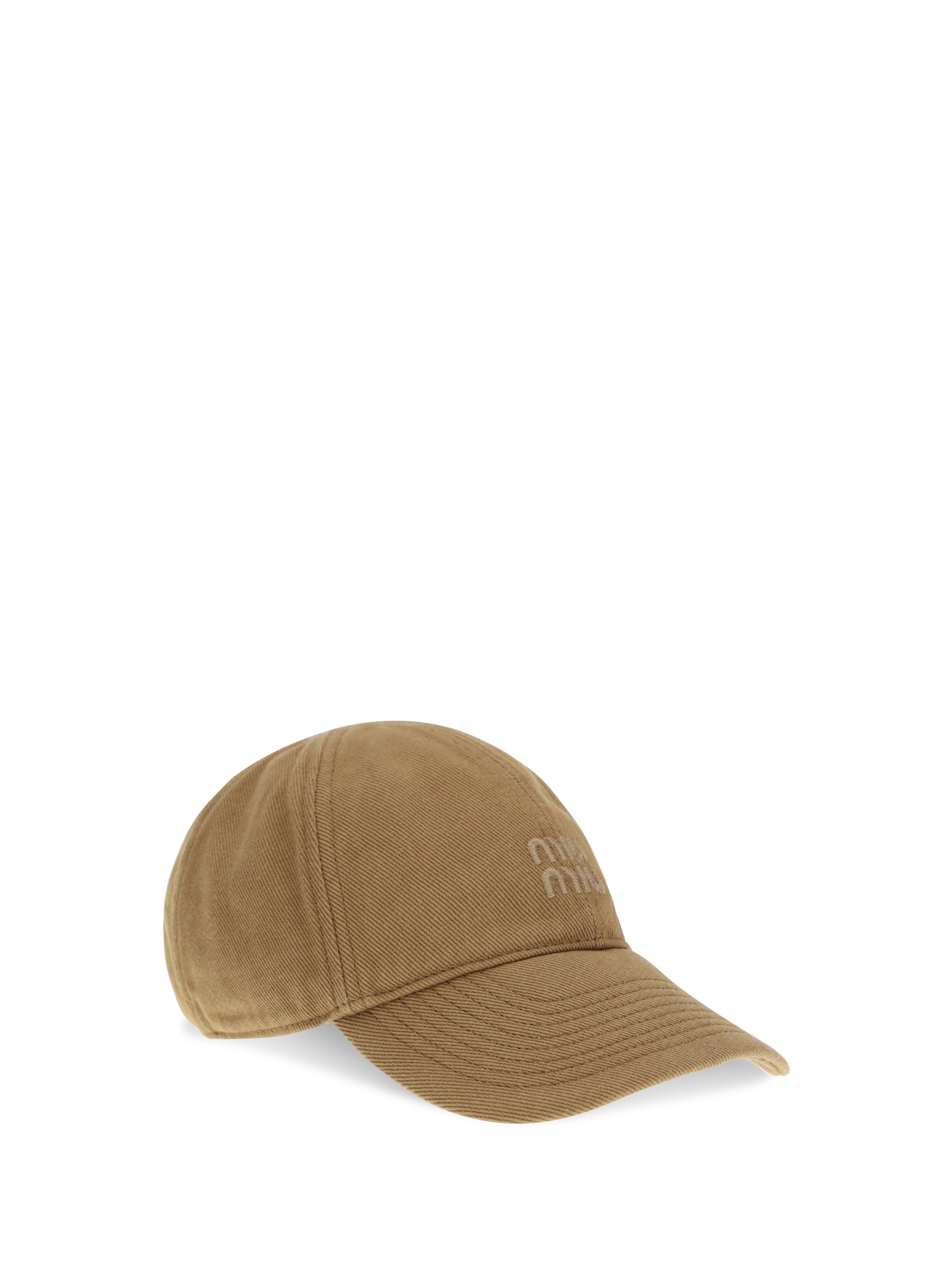 MIU MIU M cotton baseball cap